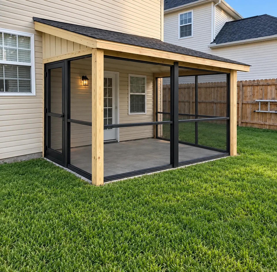 Screened porch
