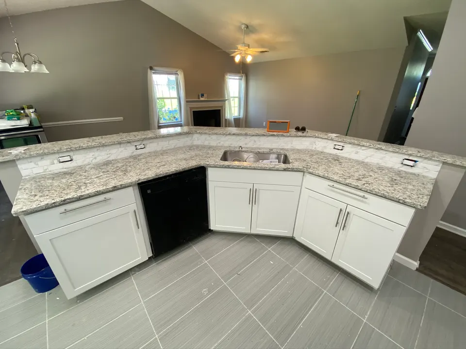 Kitchen and living area, Boiling Springs: after