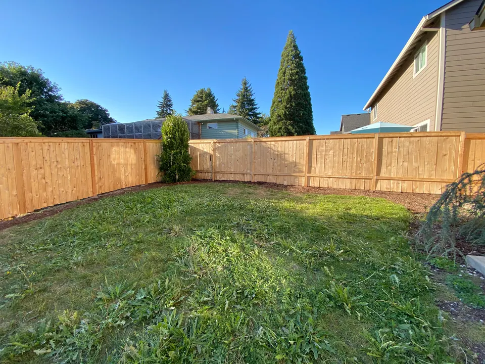 Fence restoration: after