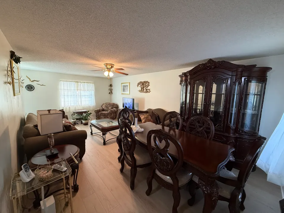 Living room, Kitchen, and hallway floors